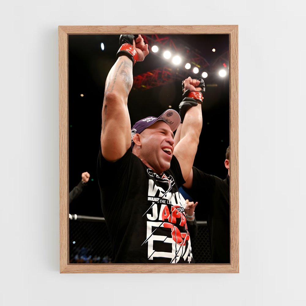 Poster La Victoire de Wanderlei – affiche MMA (vue 4)